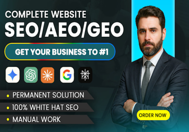 Monthly Ai SEO, GEO, AEO Services to rank in Google and Ai Search Results