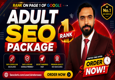 ADULT SEO Package - Top Google Results