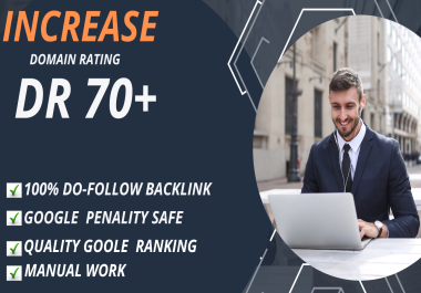 I will super boost your website Domain Rating DR 40+ to 70+ in Ahref