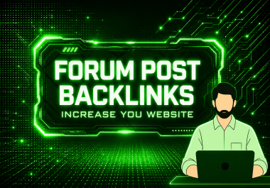 I Will Create 210 Safe Forum Posting Backlinks Manually
