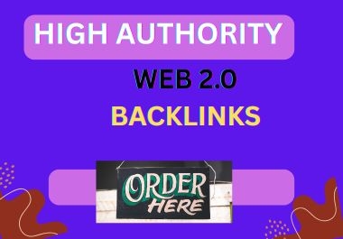 I will create 70+ Manual Contextual Web2.0 SEO Backlinks On High DA PA Website