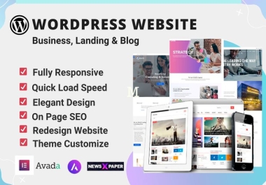 Create WordPress Niche website,  clone/copy,  redesign WordPress website Have you selected a niche or