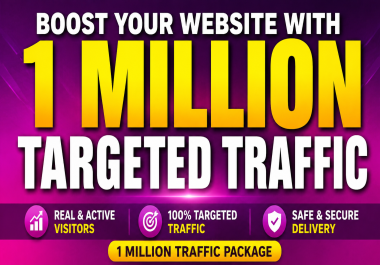 1M Premium Traffic from USA to Your website or any