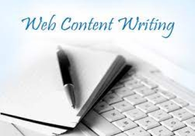 I'll do high quality website content writing