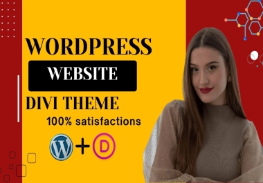 I will create divi WordPress website