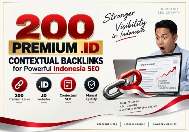 200 Premium. ID Posts Backlinks for Better Google Rankings in Indonesia