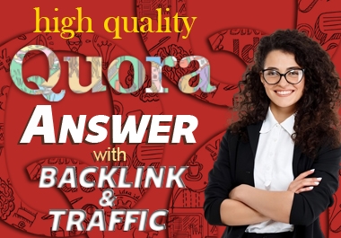 I will Create 10 Unique Hi Quality Quora Answers With Powerful Backlinks