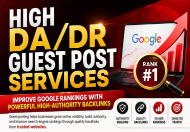 Publish 10 Guest posts on high quality Posting in DA 55+ Permanent post