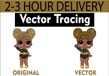 I will convert logo to vector,  vectorize image,  vector tracing manually