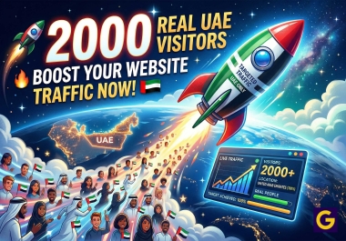 Get 12K Real Traffic United Arab Emirates Targeted Visitors
