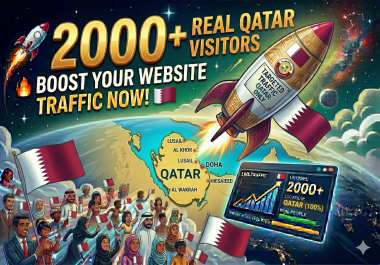 Get 12K Real Traffic Qatar Targeted Visitors