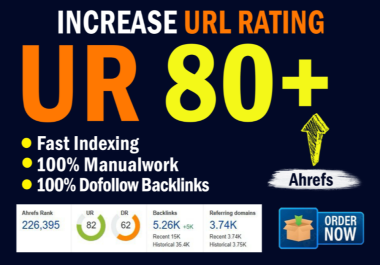 Increase Ahrefs UR up to 80+ for Your URL Safe Link Pyramid SEO