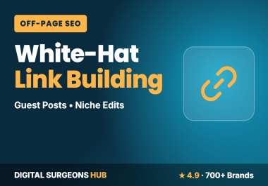 White-Hat Manual Outreach Backlinks on Real High Authority Sites