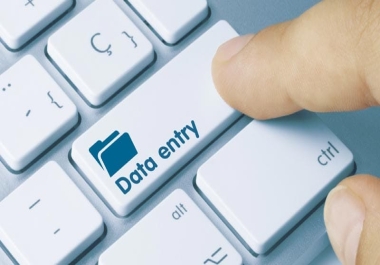 Data entry,  copy paste,  excel data entry