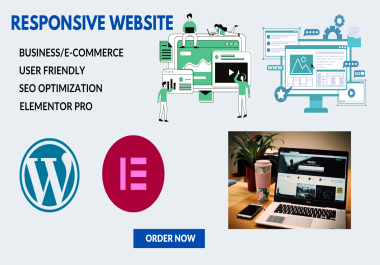 I will design or redesign a responsive wordpress website