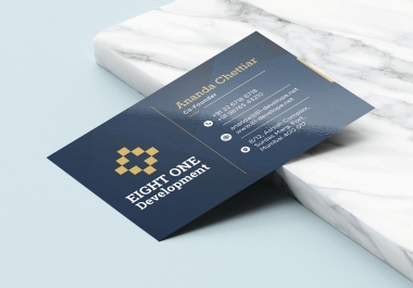 I will Design High Quality & Professional business card for you