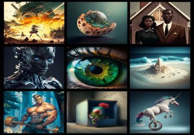 I will create quick custom ai art using