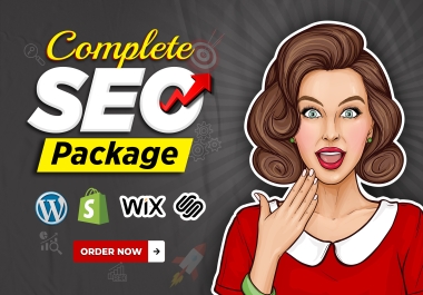 I will do keyword research,  on page,  off page,  and monthly SEO service