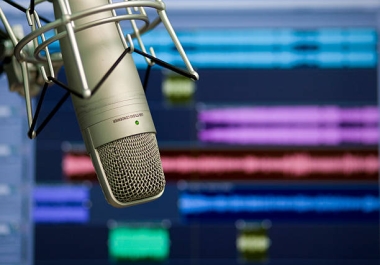 I make professional voiceovers for cheap price