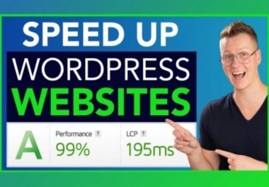 I will do wordpress speed optimization and improve page speed score