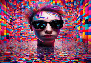 illustration art of pop artist