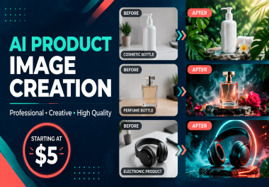 I Will Create Professional AI Product Images for Your Business
