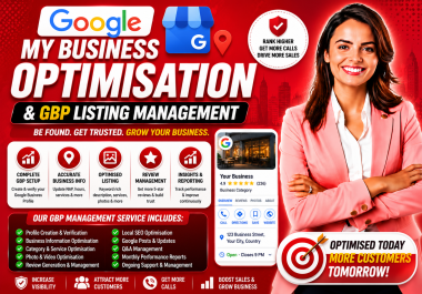 I will do google business profile optimization,  gbp SEO for local ranking