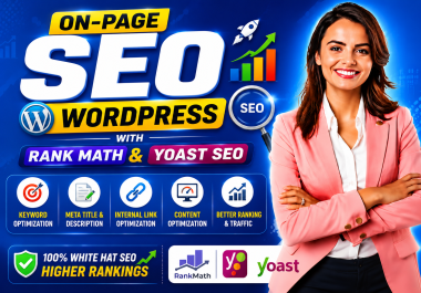 I will setup rank math SEO and score 80 plus in on page optimization