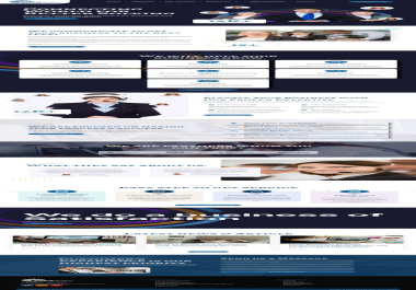 Create professional website design and development services for your business