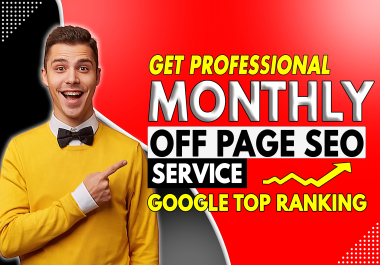 give you monthly seo service and boost organic traffic