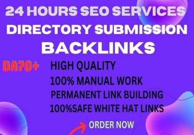 I Will Give High 100 DA70+ Profile Directories Backlinks