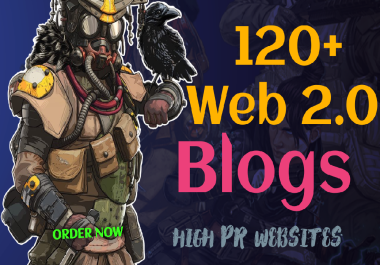 I'll Manually Generate Over 110 Web 2.0 Backlinks with High PR Websites
