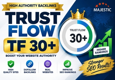Increase your Site Trust Flow TF 30+