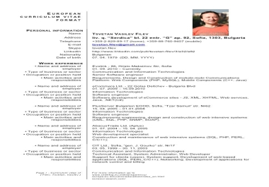 I will offer you professional resume writing services that meet european standards