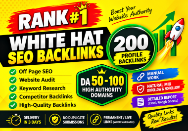 I Will Build High Quality Profile Backlinks for Your SEO Campaign