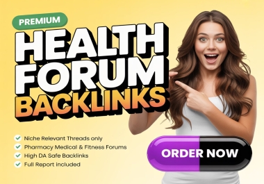 I will do 40 USA niche relevant forum backlinks