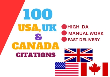 I will do 100 high quality local citations for local business