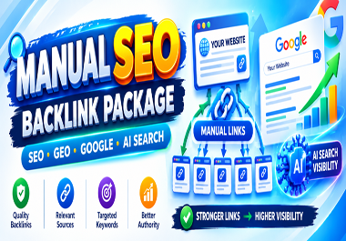 I Will Build Manual SEO Backlinks to Improve Google & AI Search Visibility