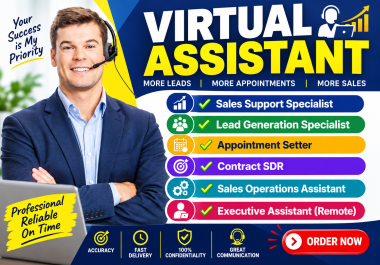 I am your an expert virtual Assistant for Data entry,  Lead generation and LinkedIn