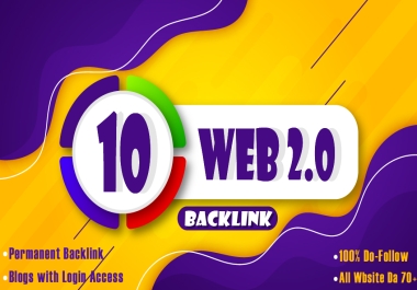 10 DA90+ Web 2.0 Backlinks for SEO Growth Includes Logins & Tiered Links