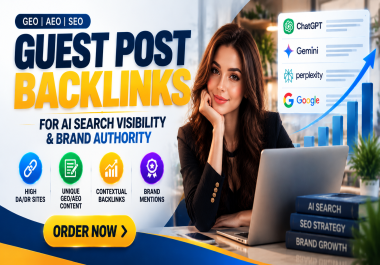 GEO AEO Guest Post Backlinks For AI Search Visibility & Brand Authority