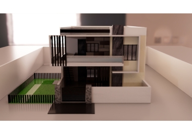 3d architecture modeling turn your idea in to model and render