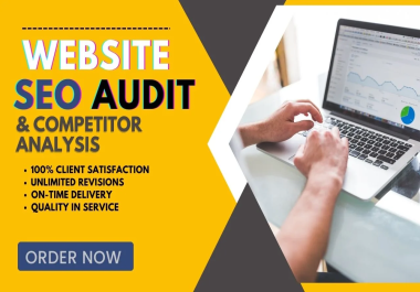 I will do website SEO audit report,  Competitors website analysis