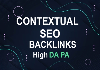 I will do 100 high quality dofollow SEO contextual backlinks