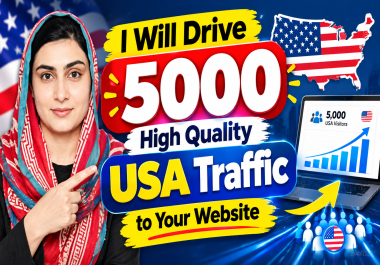 Get 5000+ USA High Quality Website Traffic Visitors