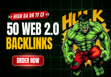 50 Authority Booster WEB 2.0 Backlinks For Powerful SEO