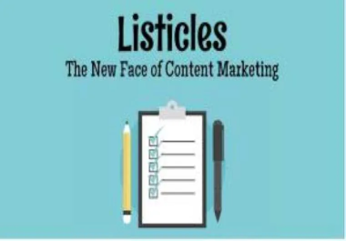 I will write fun SEO optimized and friendly listicles