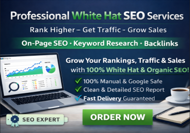 Professional White Hat SEO Services On-Page,  Keyword Research & Backlinks