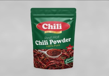 I Will Do A Professional Pouch Packaging Design For You.