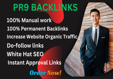 Google Ranking 35 PR9 & Profile Backlinks Do follow High quality SEO Backlinks